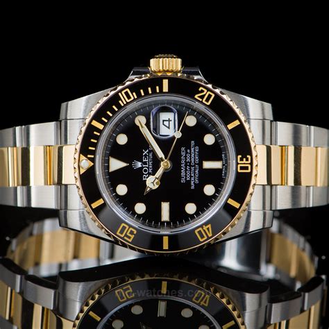 rolex submariner two tone new price|rolex submariner cost new.